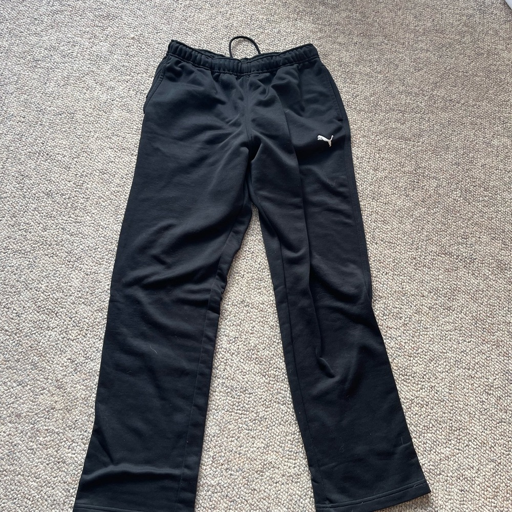 Puma Mens Black Sweatpants